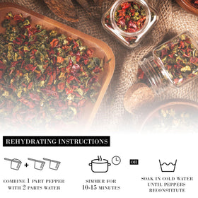 Gourmanity peppers mix on ramen, colorful topping to enrich bowls.