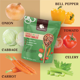 Gourmanity emergency vegetable mix provides pantry-ready options