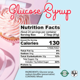 Gourmanity glucose syrup as a topping and filling glaze