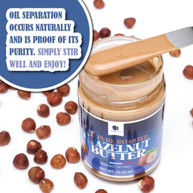 Gourmanity hazelnut butter on toast demonstrates a tasty, sugar-free alternative