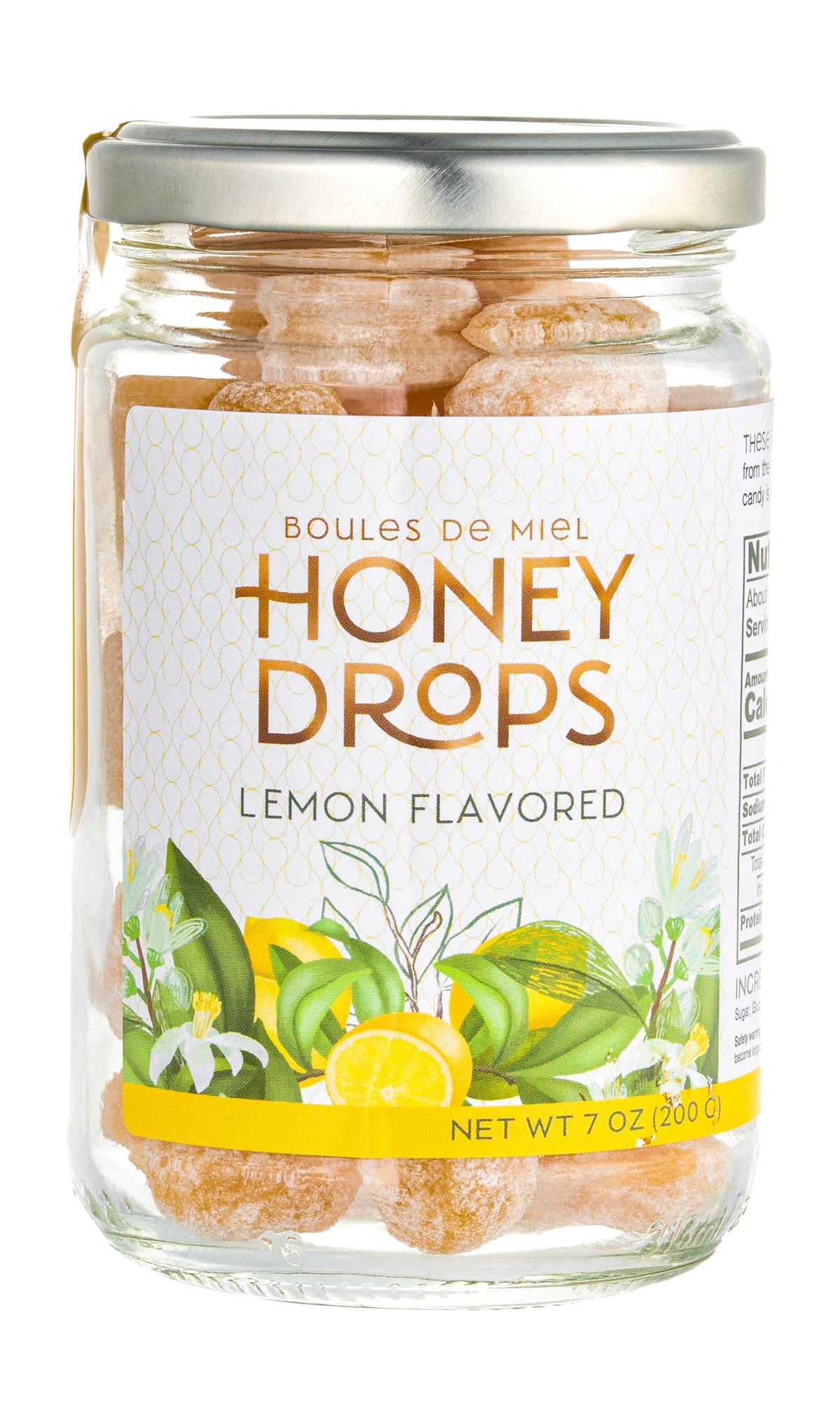 Gourmanity Lemon Drops inside lemon honey filling visible for tangy lemon sweetness.