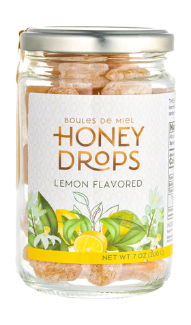 Gourmanity Lemon Drops inside lemon honey filling visible for tangy lemon sweetness.