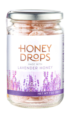 Gourmanity Honey Drops lavender center detail, showcasing a soft honey surprise.