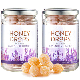 Gourmanity Honey Drops lavender outer-shell front view, ideal for gifting.