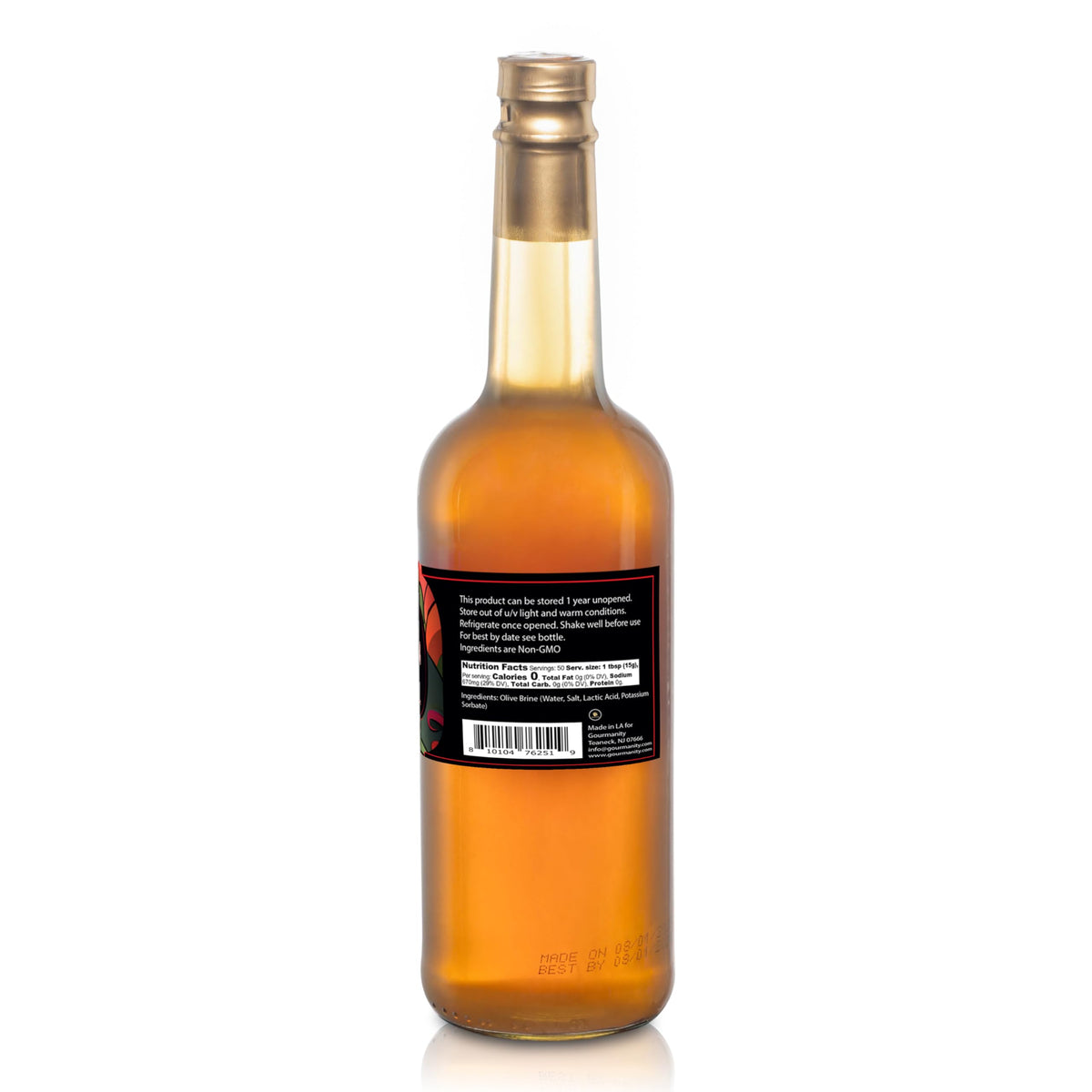 Gourmanity Italian-born American-made olive juice with authentic flavor.