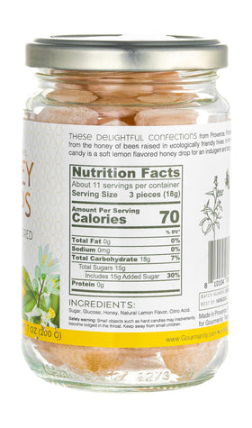 Gourmanity Lemon Drops outer dusting enhances aroma and elegance after meals.