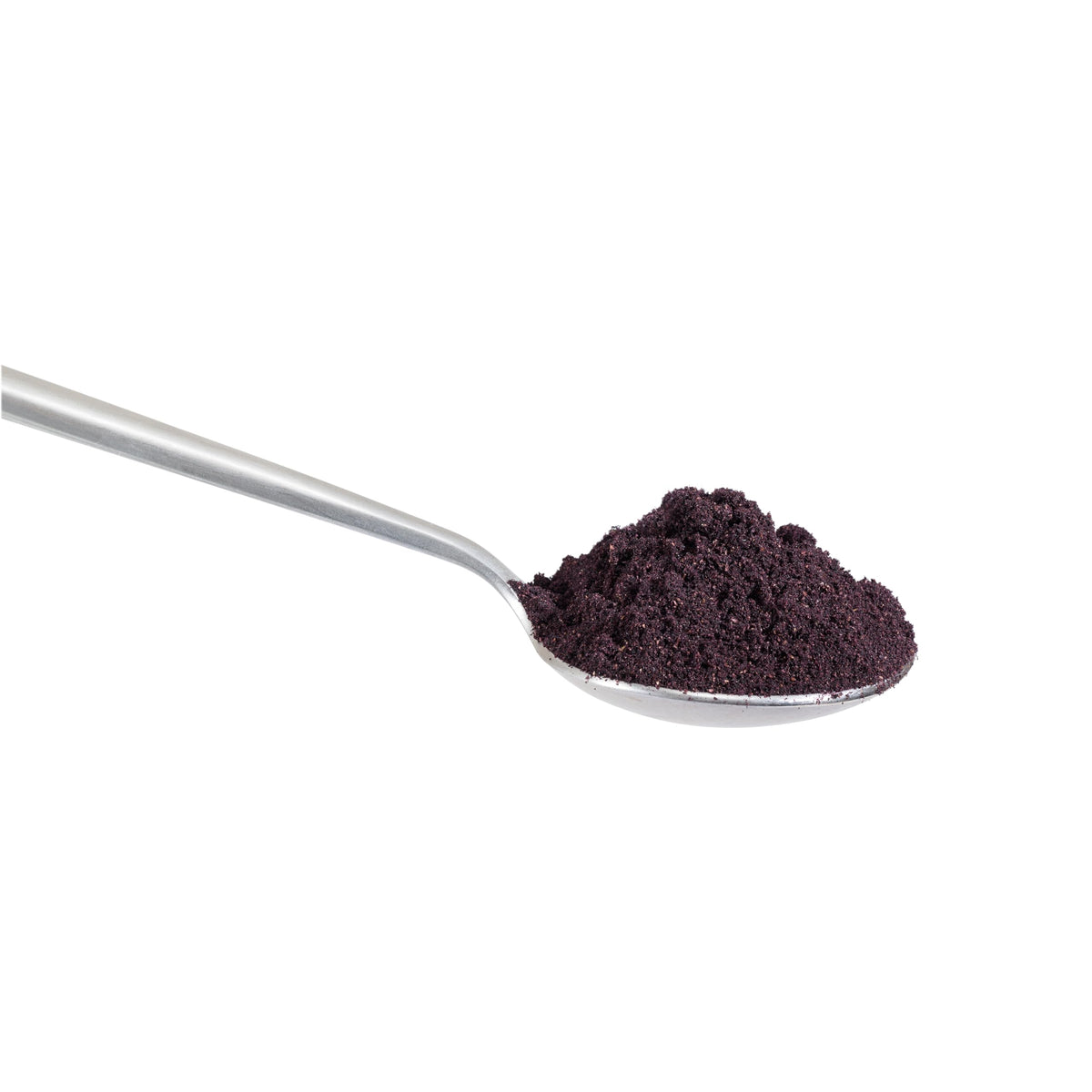 Gourmanity Maqui powder swirl in smoothie—bold, tangy flavor and natural sweetness.