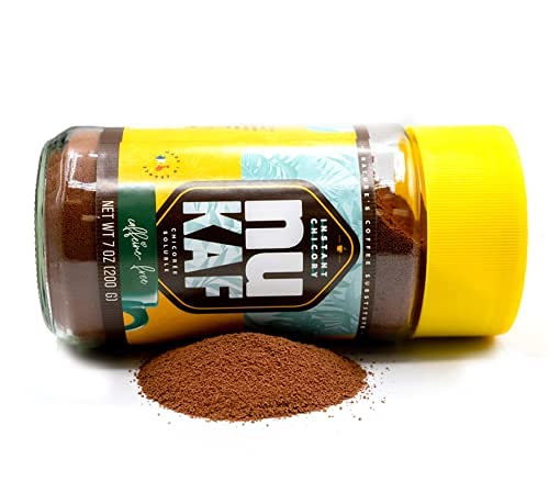 Gourmanity nuKAF daily ritual image suggests comforting caffeine-free use.