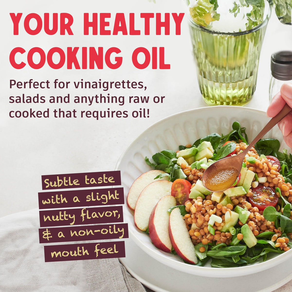 Gourmanity Rice Bran Oil double-winterized clarity resists clouding