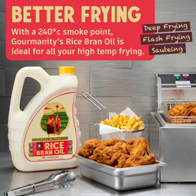 Gourmanity Rice Bran Oil high smoke point for frying