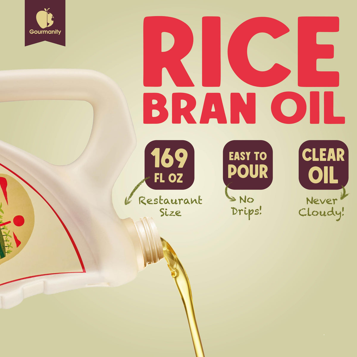 Gourmanity Rice Bran Oil kosher halal non-GMO certification