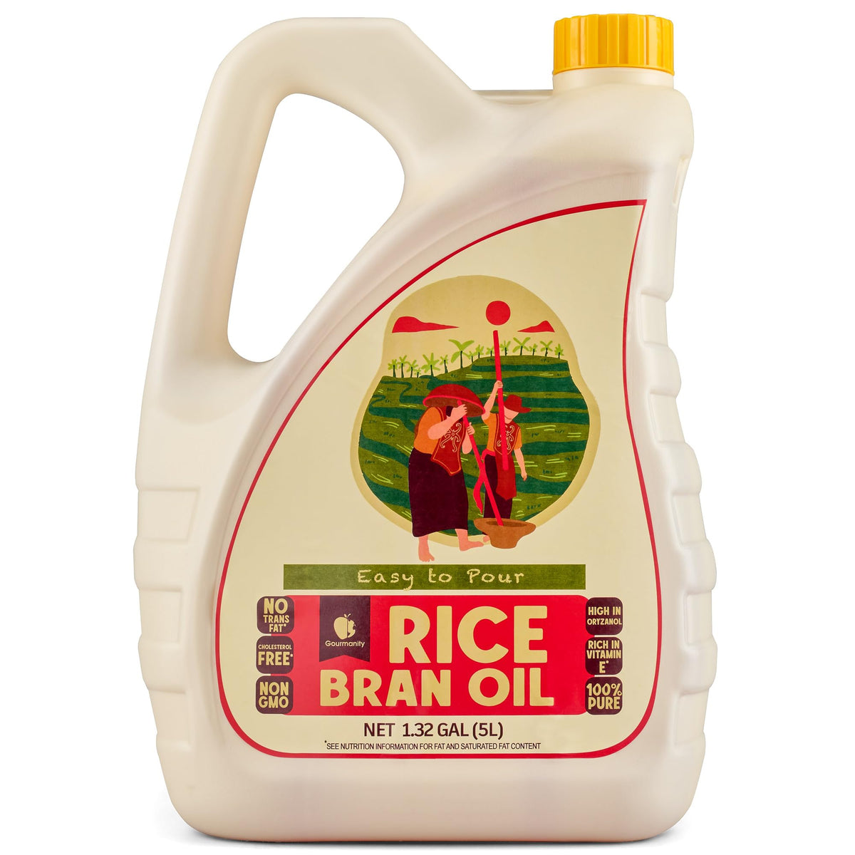 Gourmanity Rice Bran Oil for pet coat shine