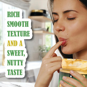 Gourmanity Tigernut Butter ingredients label emphasizing organic certification.