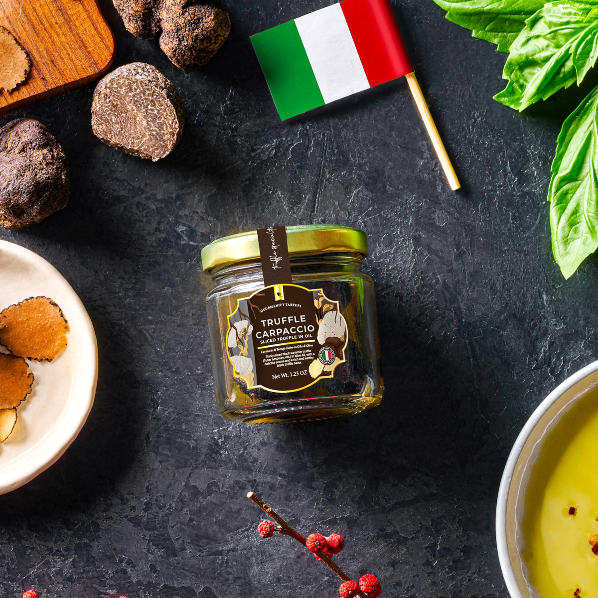 From Tuscany's San Miniate hills, authentic truffles for flavor depth