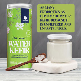 Gourmanity Water Kefir english-breakfast-tea-orange can, comforting aroma and zero sugar.