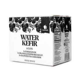 Gourmanity Water Kefir ingredients organic close-up, dairy-free and vegan-friendly.