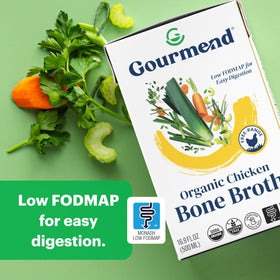 Gourmend no fillers or preservatives on ingredient-focused jar.