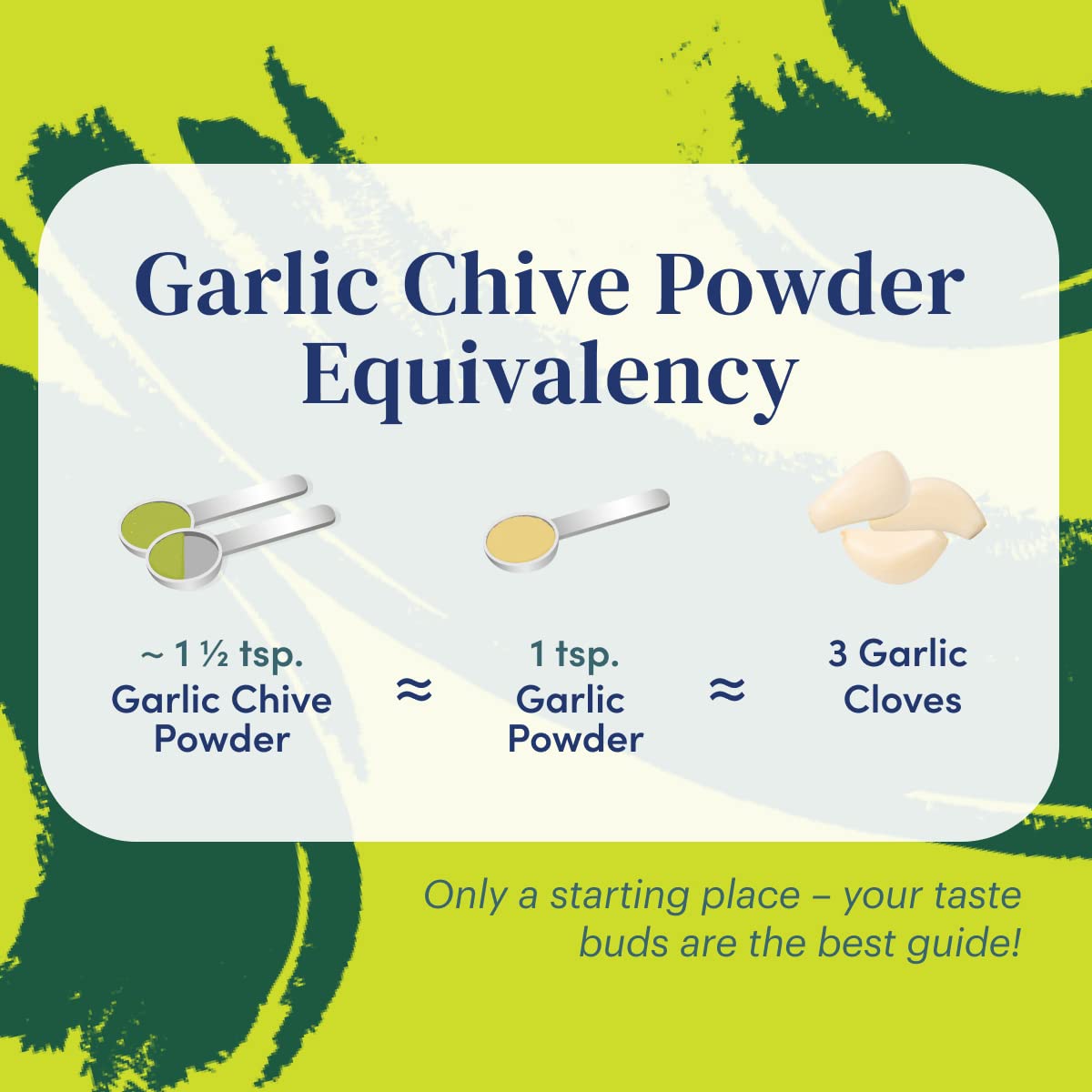 Gourmend Garlic Chive Powder packaging highlights clean label and gluten-free promise.