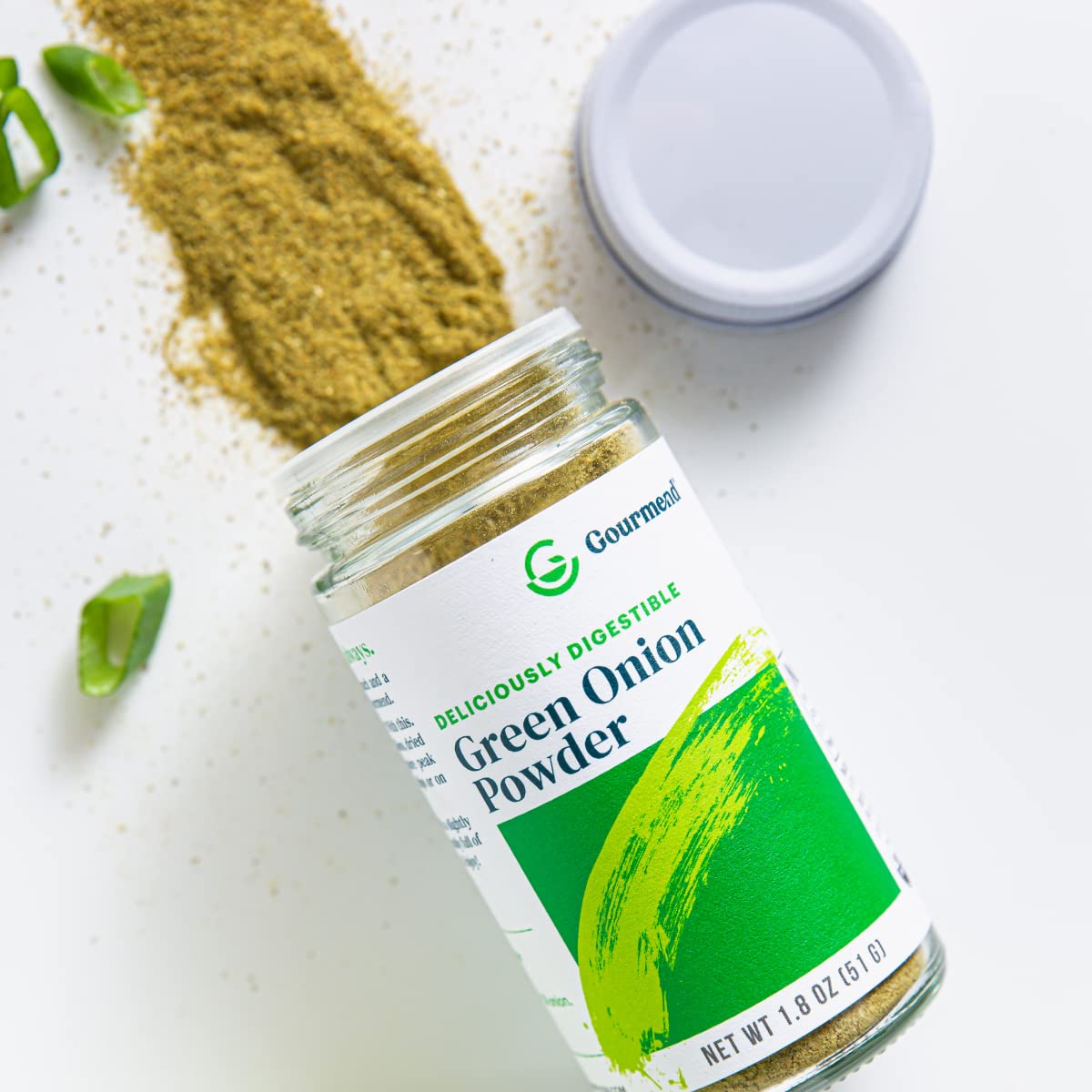 Gourmend Green Onion Powder sprinkled into sauce for onion-like depth.