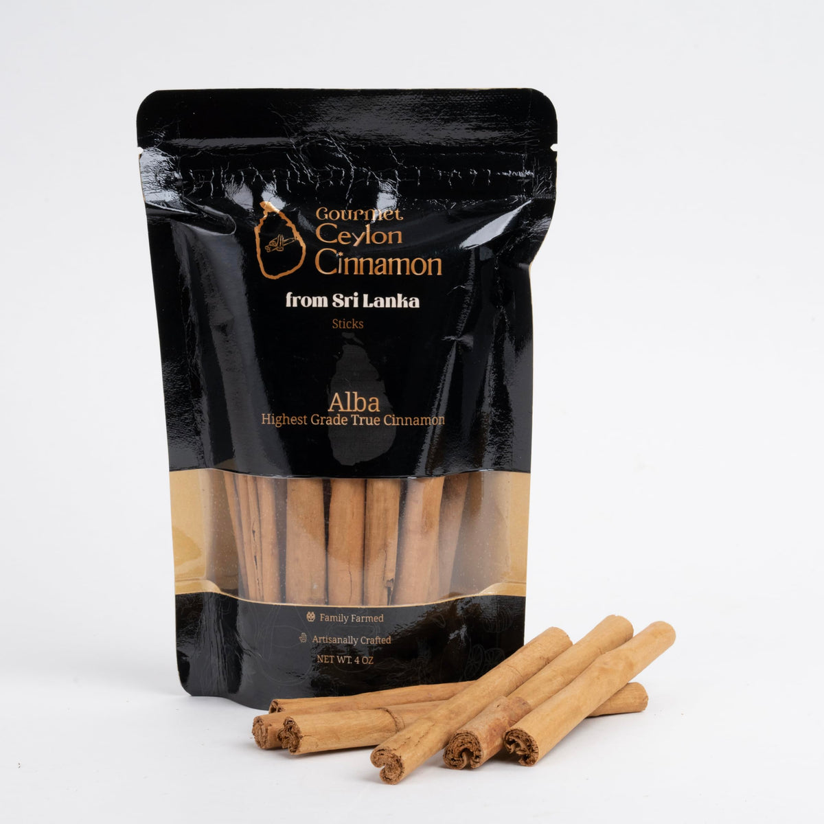 Re-sealable 4 oz pouch preserves freshness and essential oils.