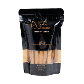Gourmet Ceylon Cinnamon Alba-grade sticks, 5-inch, ideal for premium baking.