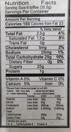 Gourmet Gift 1lb packaging label, ready for gifting