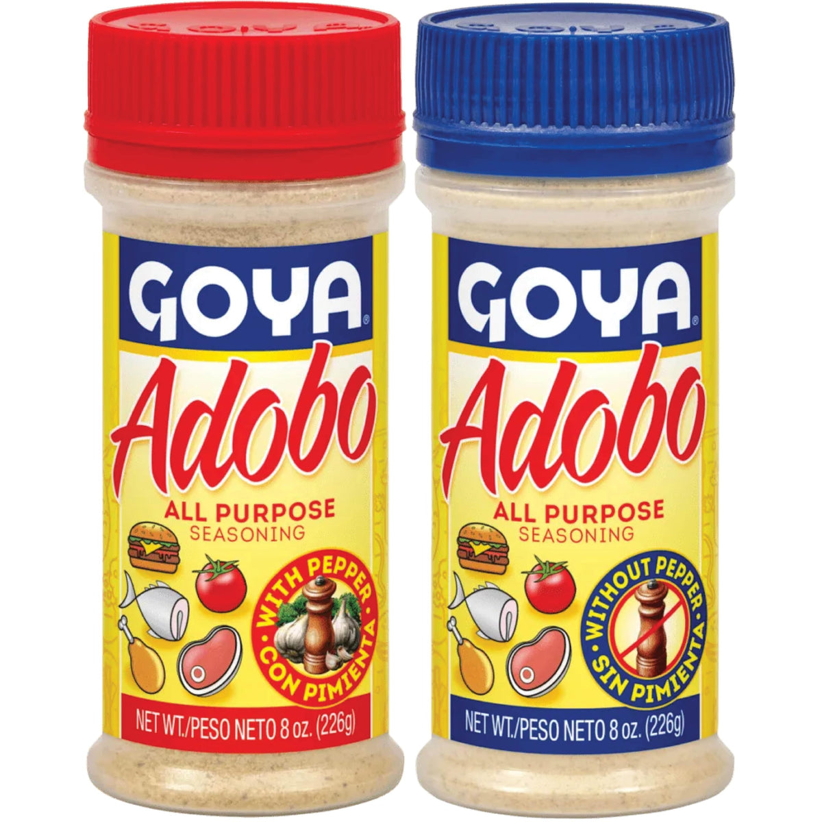 Goya Adobo variety-pack bottles for versatile Latin cooking and quick flavor boosts