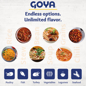 Goya Giant White Corn added to comforting soup.