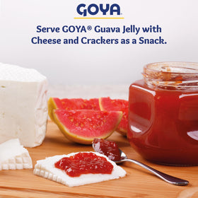 Goya Guava Jelly dessert glaze provides a glossy finish