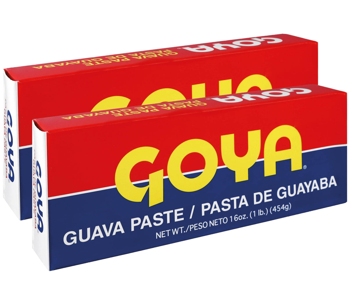 Goya Guava Paste bars front view, ideal for baking and tropical desserts.