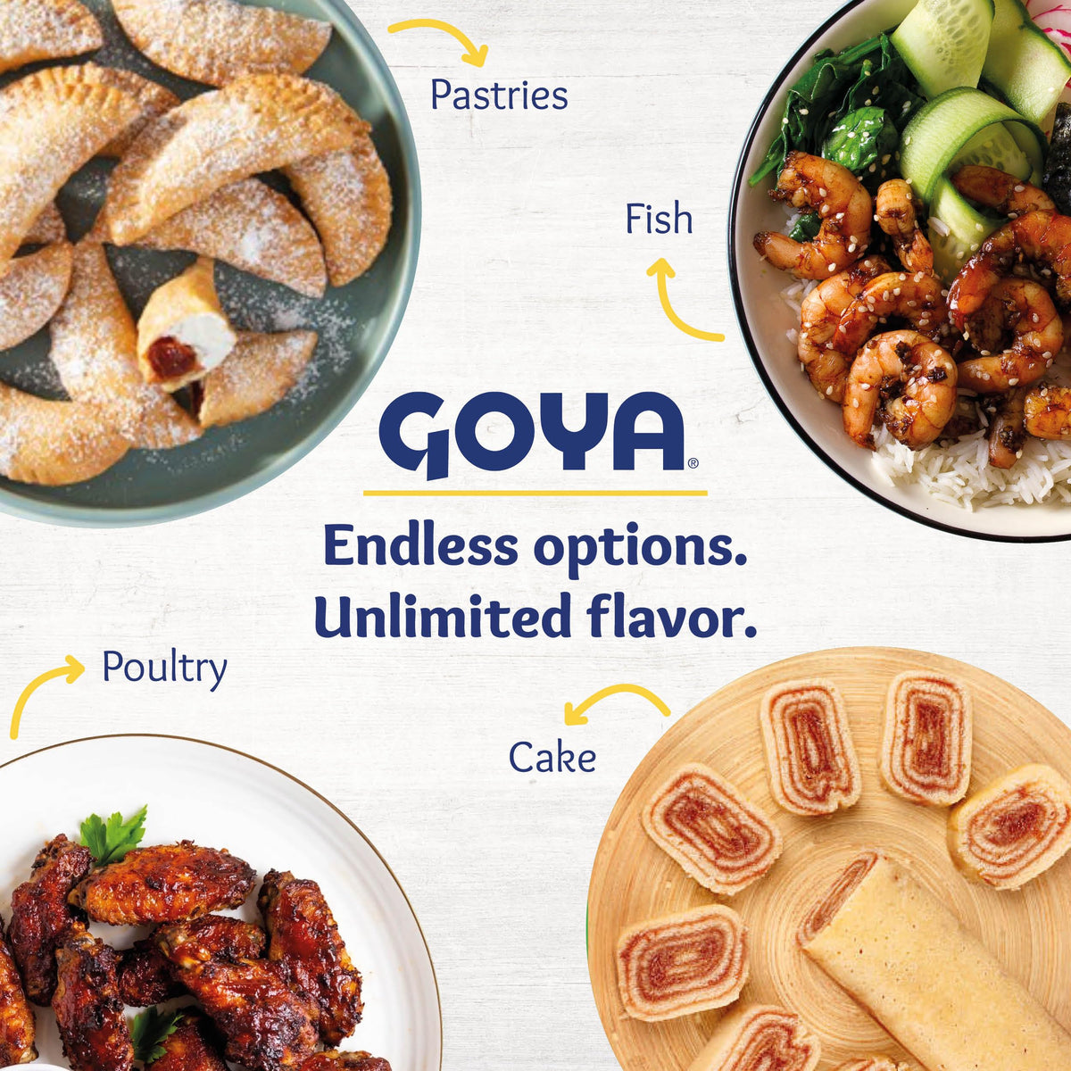 Goya Guava Paste pack dimensions show compact packaging.