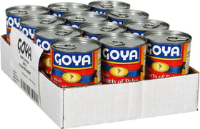 Goya hearts of palm serving: silky texture ideal for salads and light meals.