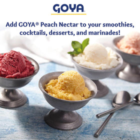 Goya Peach Nectar tropical-base used in drinks and desserts