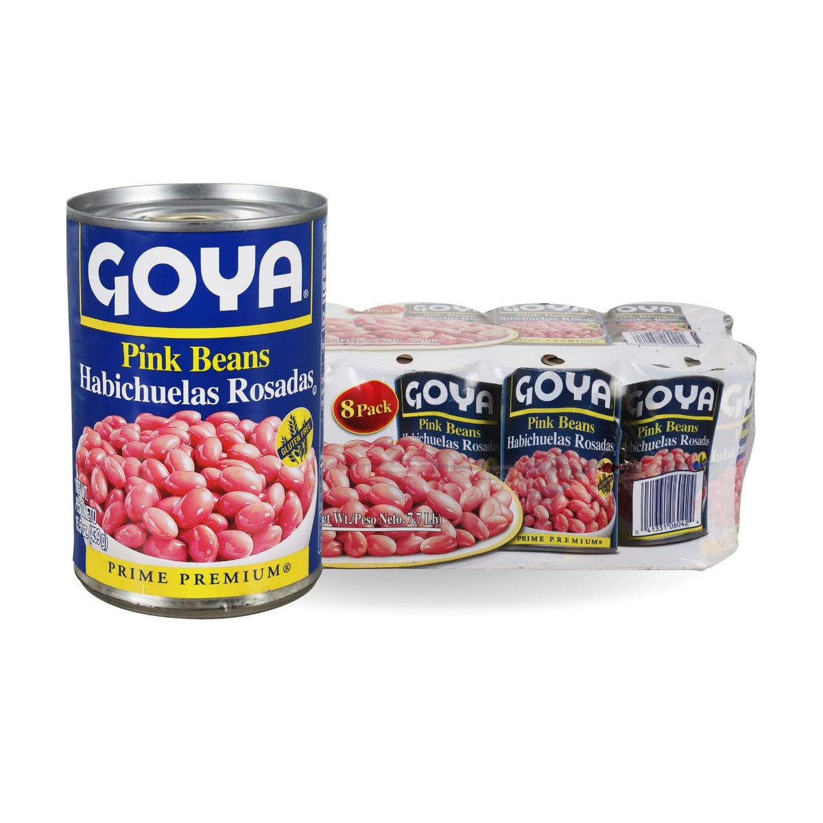 Goya Pink Beans 8-can pack with smooth texture for hearty plant-based meals