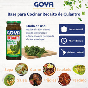 Goya Recaito pack-two-jars, convenient fat-free seasoning for everyday cooking.