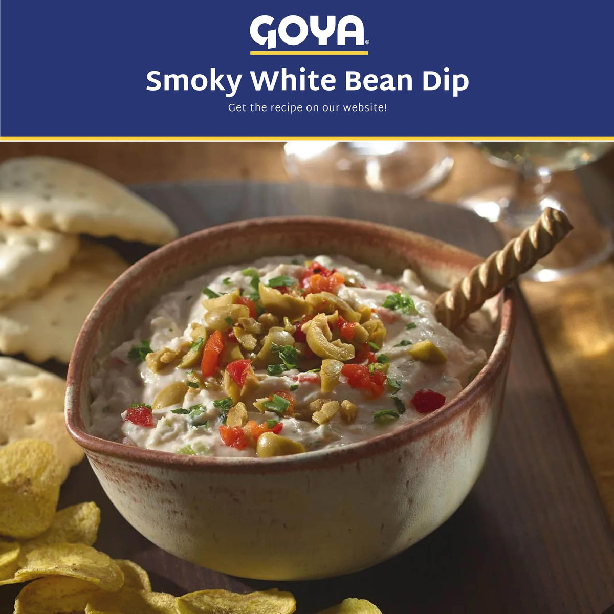 Goya olives as salad topping or snack, showcasing versatility.