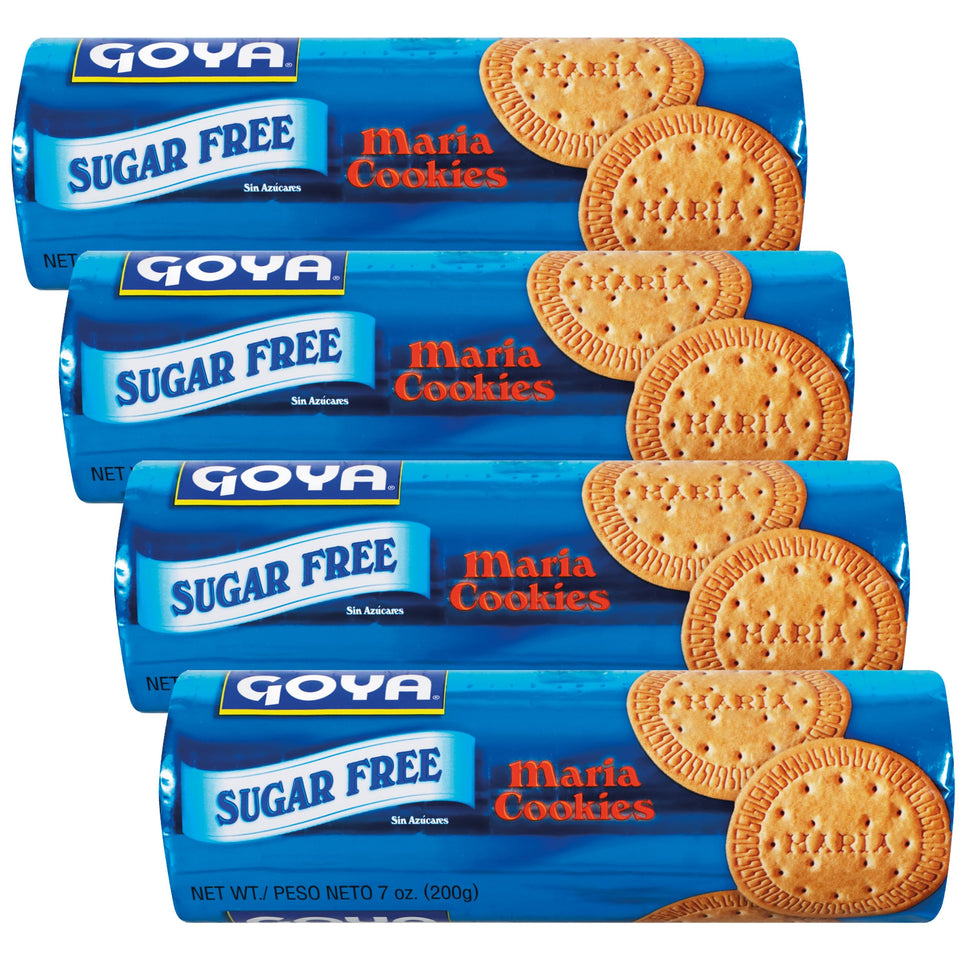 Goya Sugar Free Maria Cookies chocolate thin crisp ideal for coffee pairing.