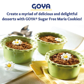 Goya Sugar Free Maria Cookies chocolate thin crisp for work breaks.