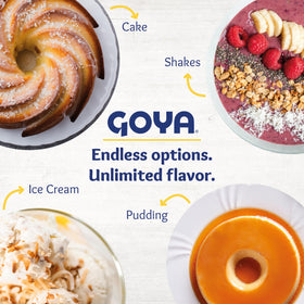 Goya Tembleque ingredients coconut milk and sugar.