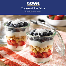 Goya Tembleque smooth and silky coconut pudding texture.