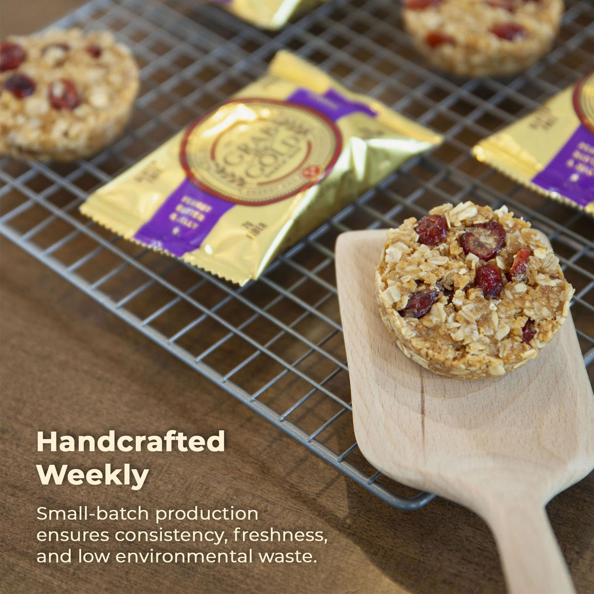 Grab The Gold bars in single-serving pack highlight travel-friendly nutrition
