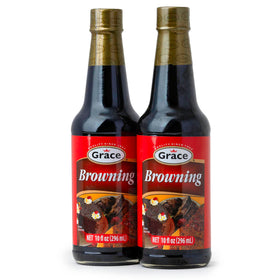 Grace Browning Sauce bottle pour adds caramelized depth to meats.
