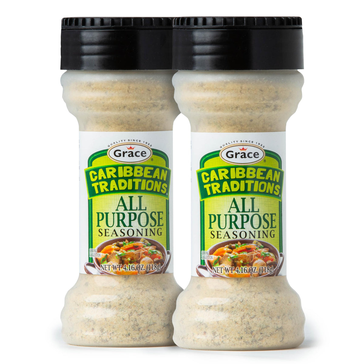 Grace Caribbean Tradition All Purpose Seasoning pack front for bold island flavor in everyday cooking