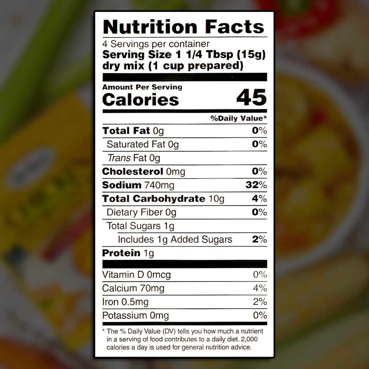 Grace 6-pack display of dry soup mix packets for family meals.