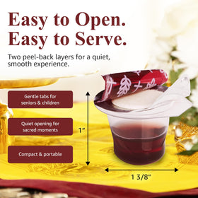 Grace easy-open seals suit all ages, reducing handling and spills.