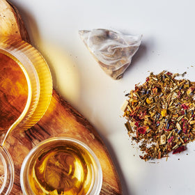 Grace Farms REST Wellness chamomile-vanilla infusion showcases calming flavor.