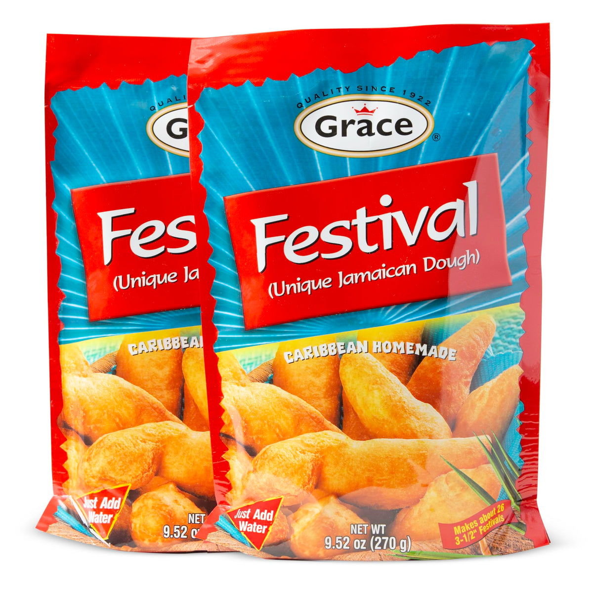 Grace Festival Mix 2-pack box ready for Jamaican cooking and family meals