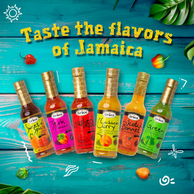 Grace Yellow Scotch Bonnet sauce label highlights authentic Jamaican heritage