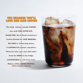 Grady's Cold Brew concentrate stays fresh in fridge for easy daily use.