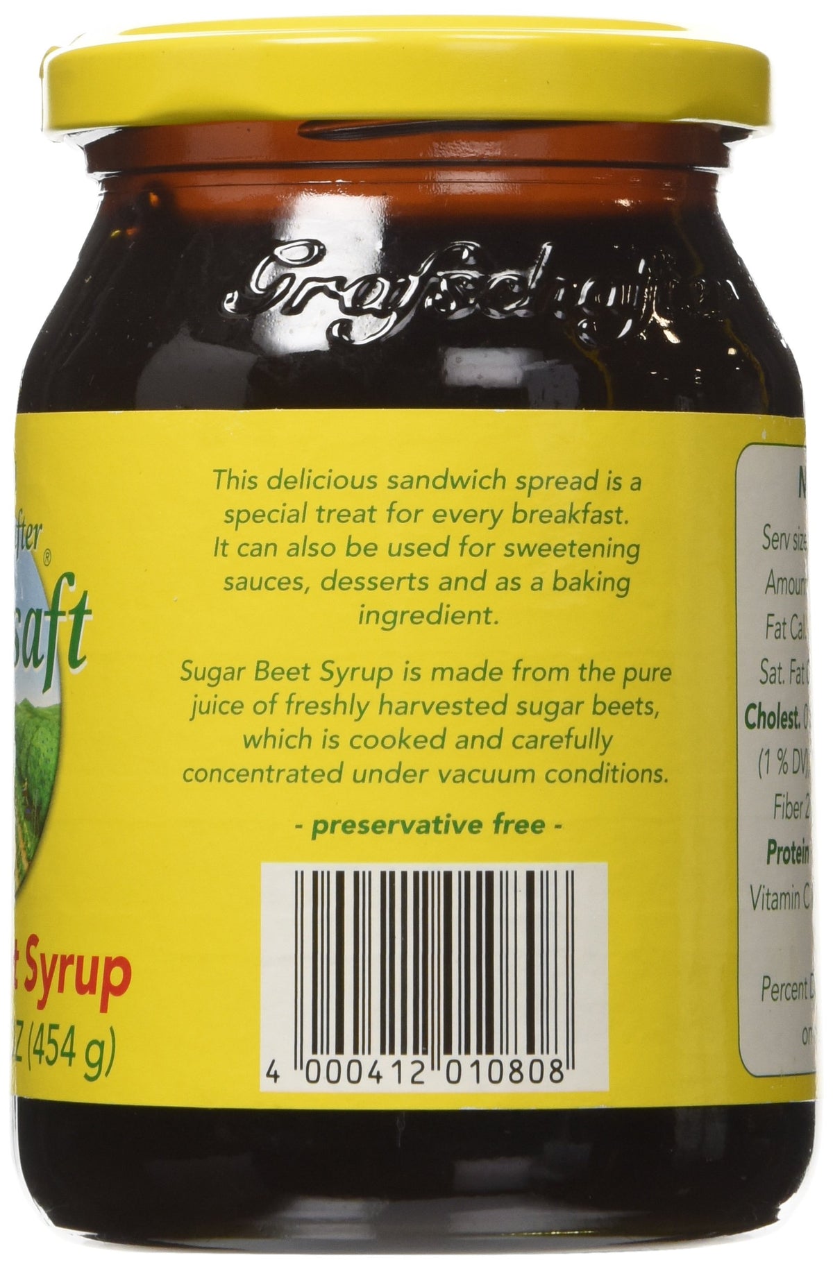 Grafschafter Goldsaft syrup being poured on pancakes for a comforting breakfast.